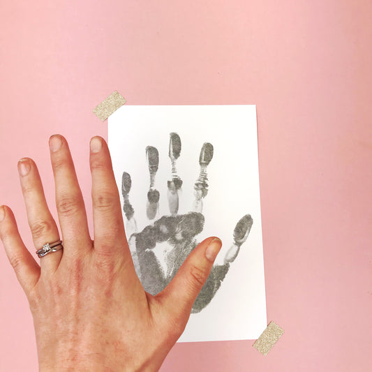 how to get the perfect baby handprint