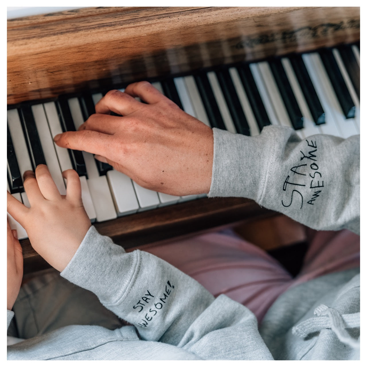 matching grandad and grandson hoodies