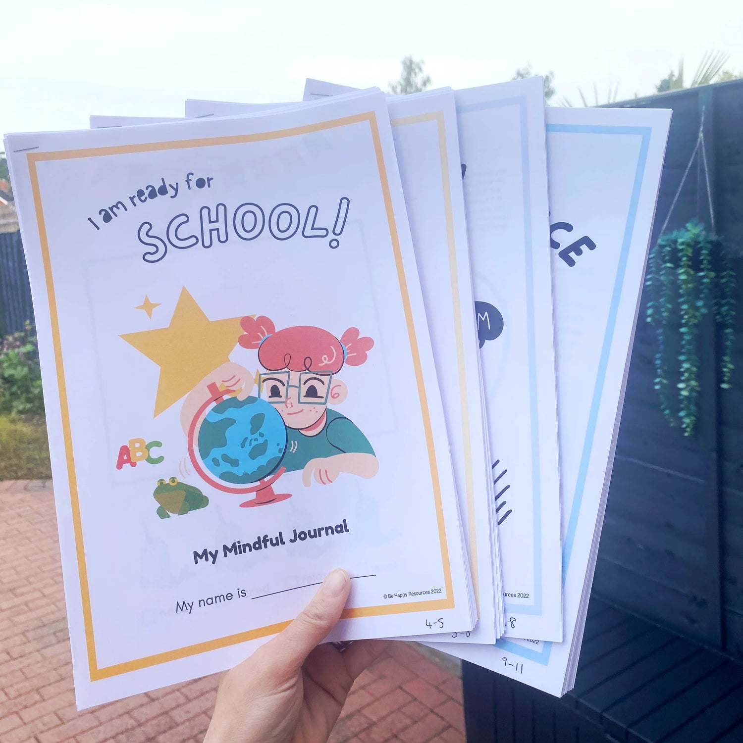 starting school mindful journal for children