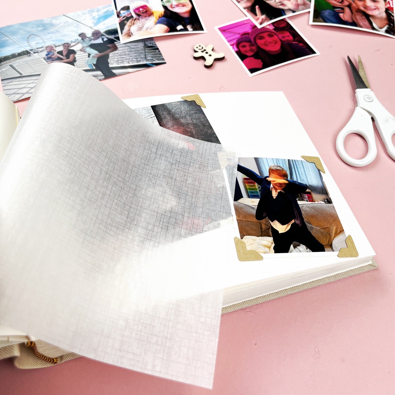 personalised fabric bound photo album