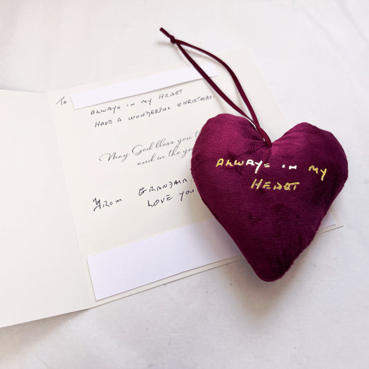 handwriting keepsake - In Their Words