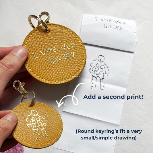 Child’s Handwriting Keyring