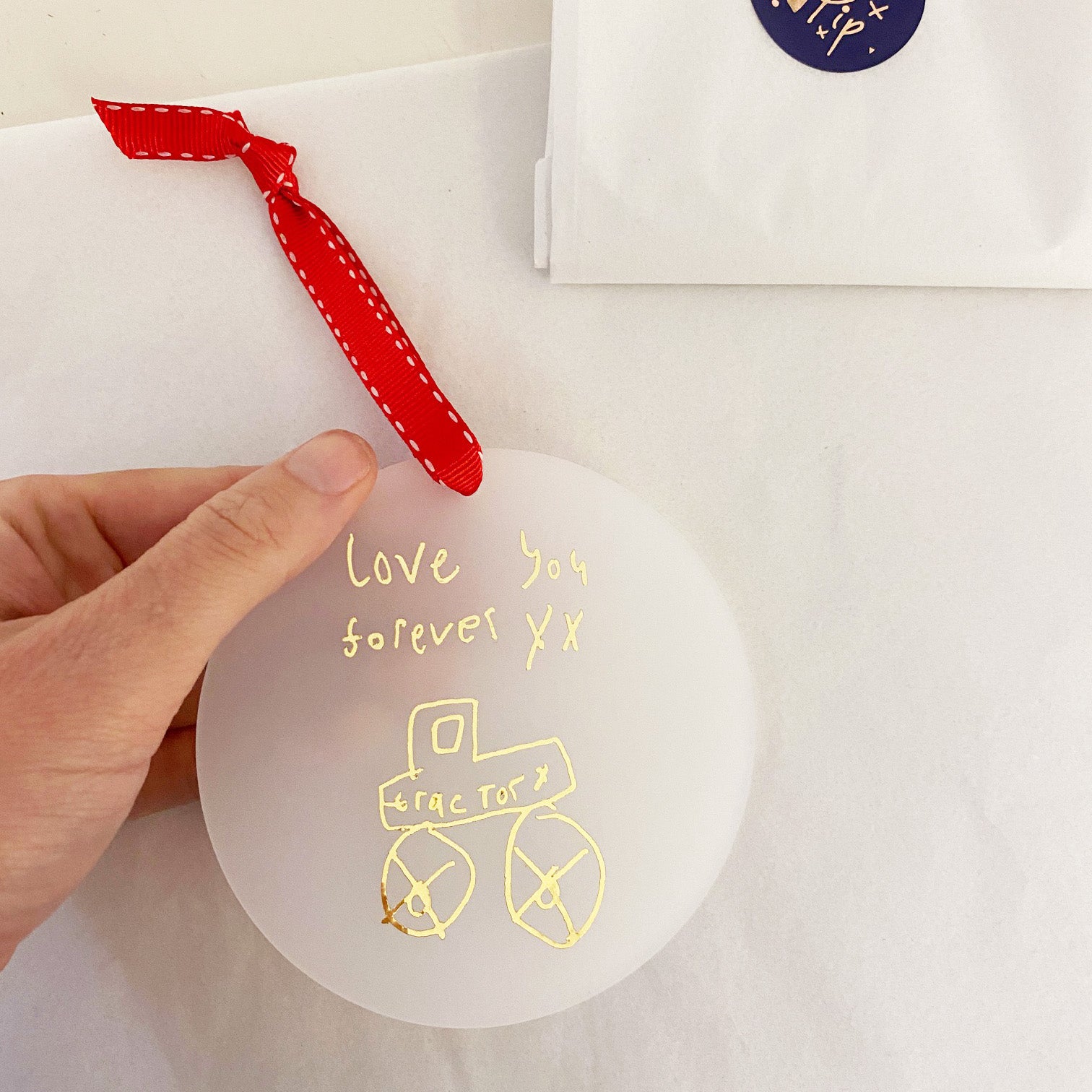 Christmas bauble gift