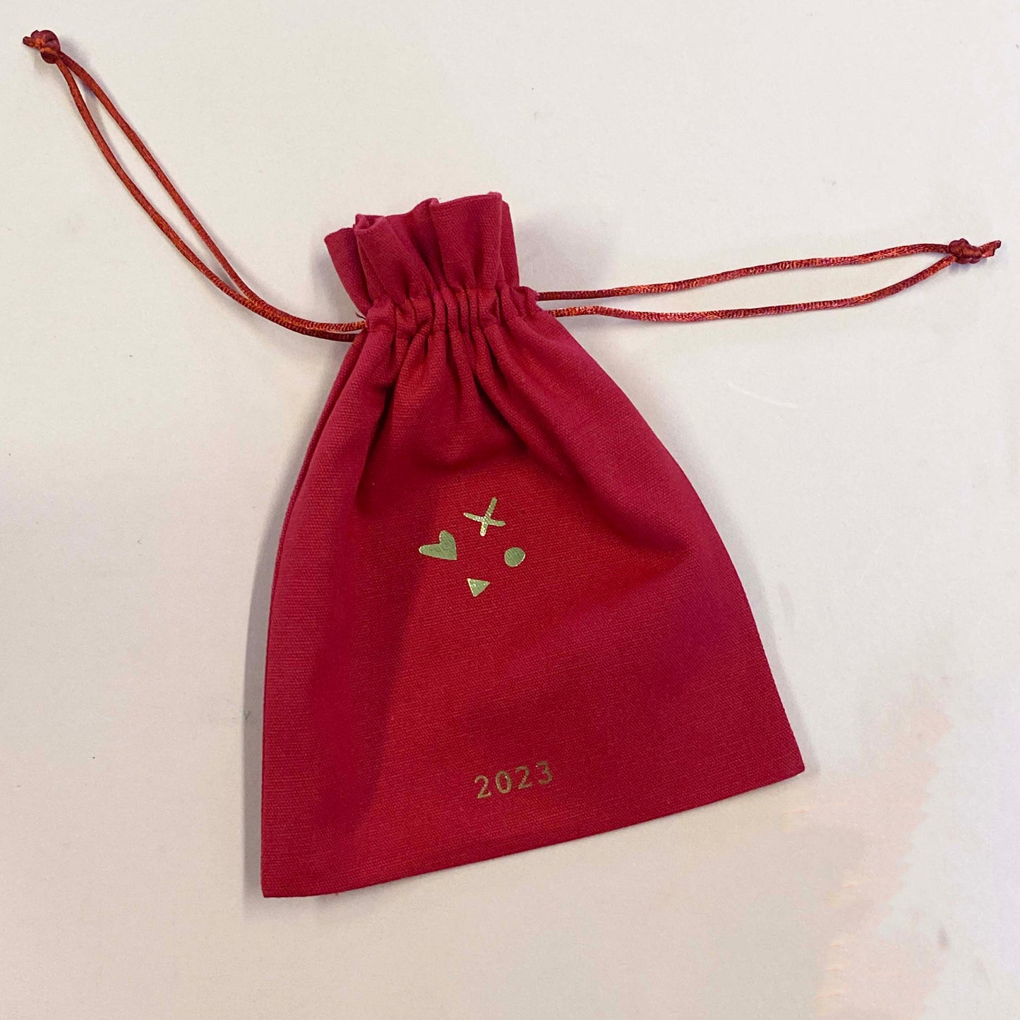 love heart christmas decoration gift bag