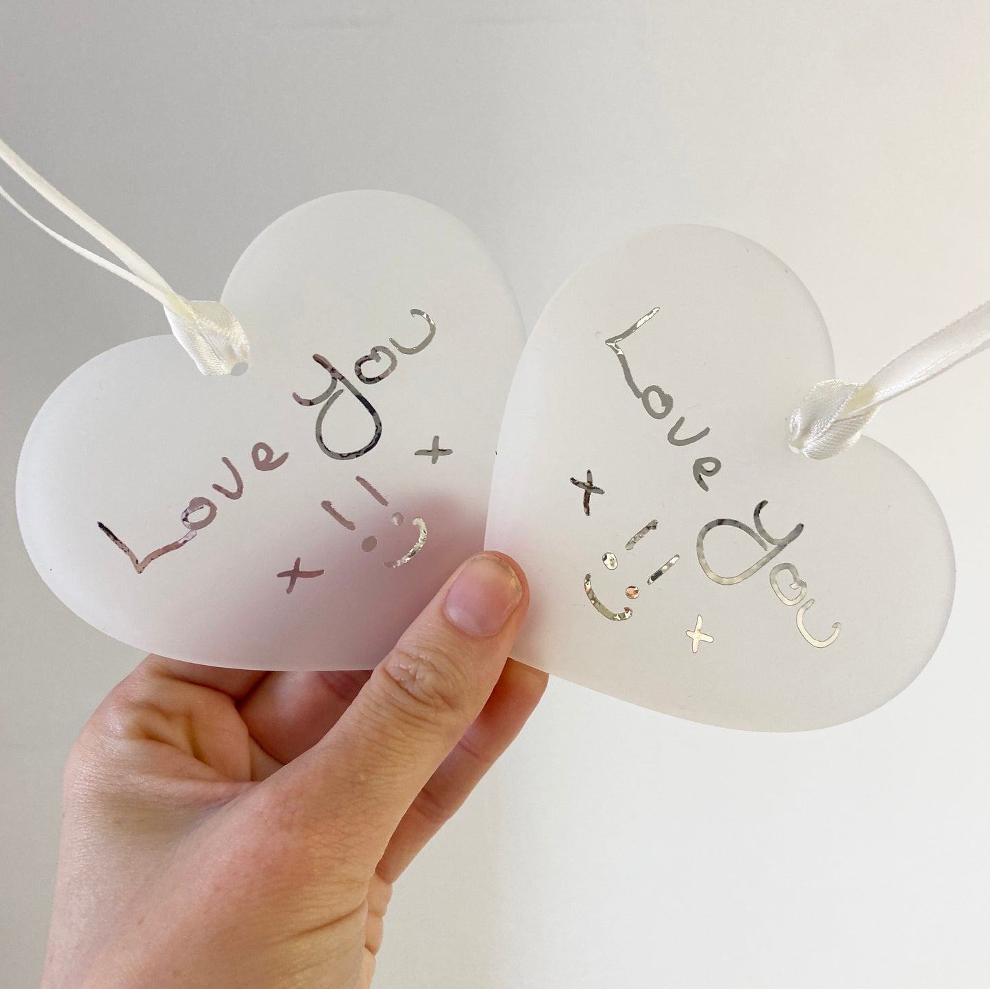 handwriting Christmas tree decoration