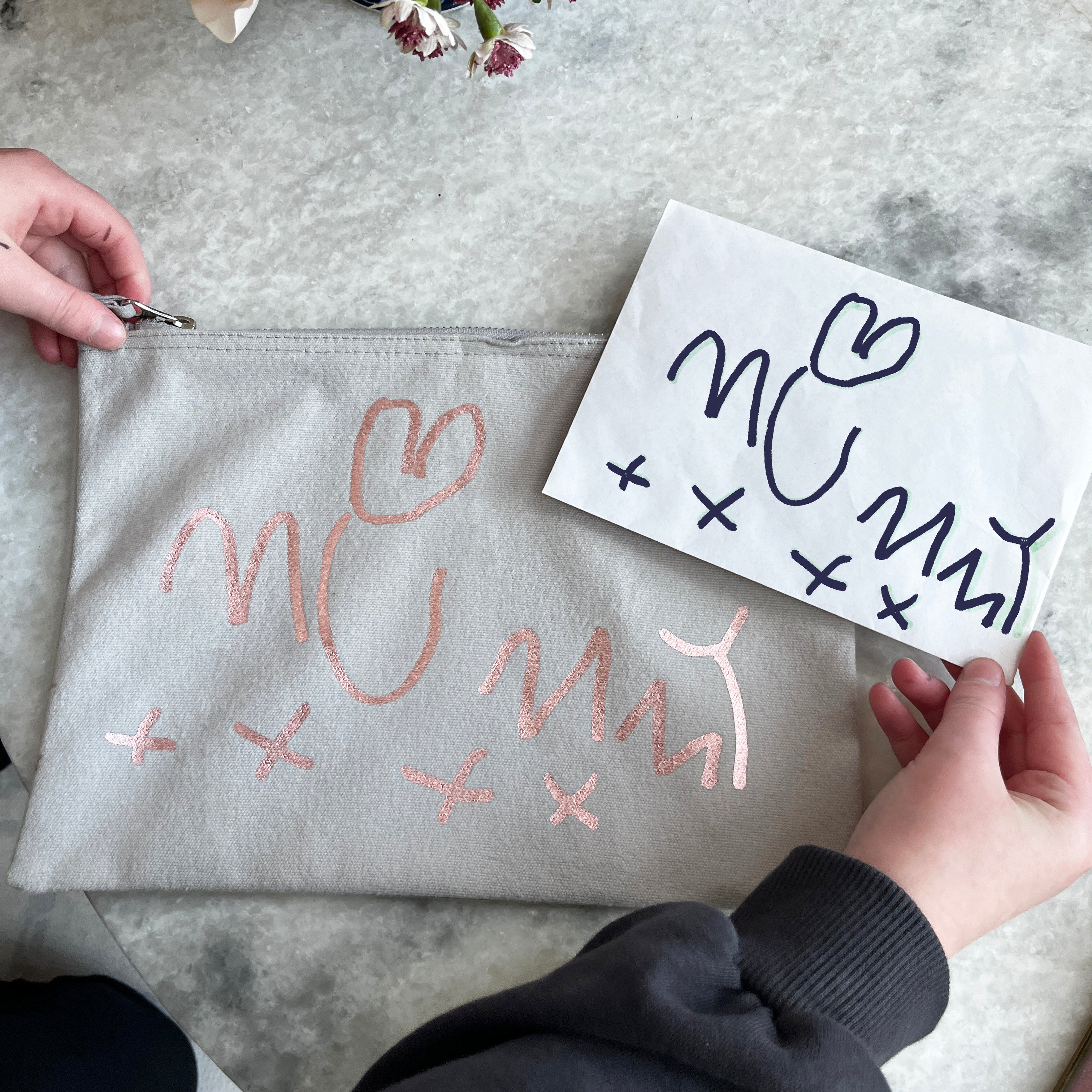 Childrens Drawing Wash Bag – Olive Pip