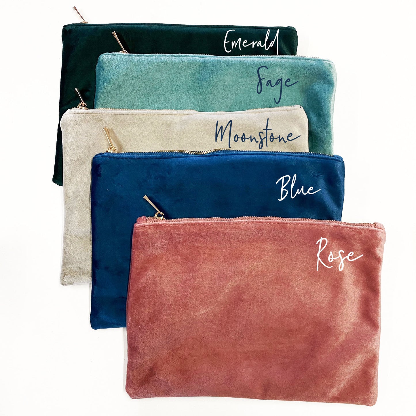 luxury velvet make up bag gift