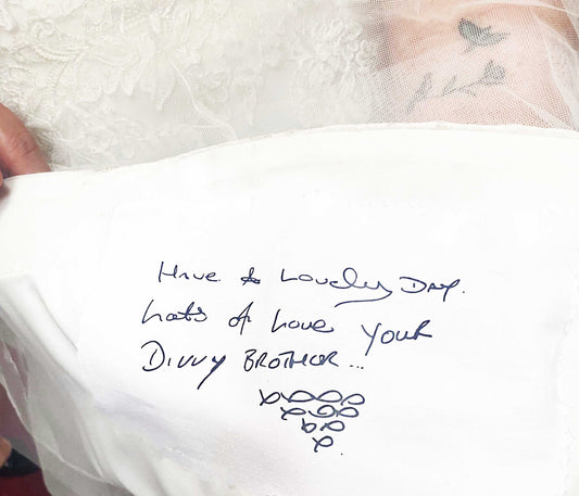 With Sympathy - In Memory - wedding memorial ideas