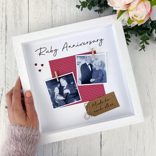 Ruby Anniversary Photo Frame