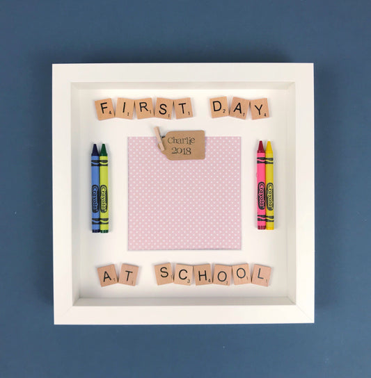 first day at school frame