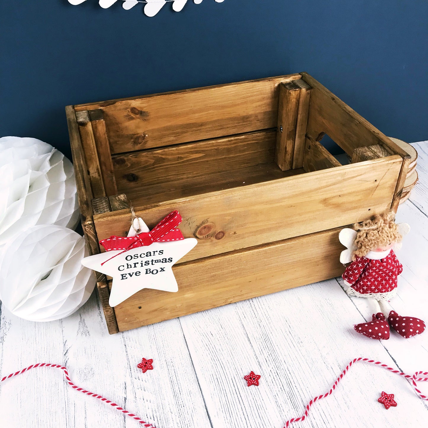 Personalised Christmas Eve Crate- Wooden