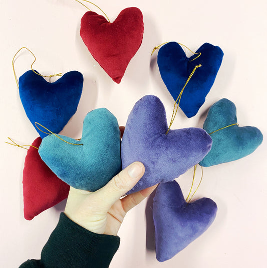 personalised plush heart