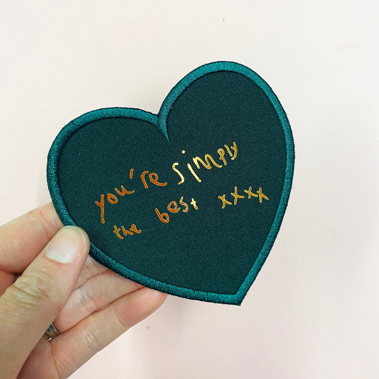 handwriting heart patch - Dads - Father's Day