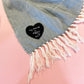 Love Note Heart Patch, Large 10cm