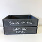 Handwritten Message Fathers Day Crate