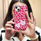 personalised leopard print colourful phone case