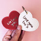 love heart patch and keyring