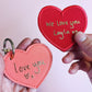 keyring and patch pair for school parent and child