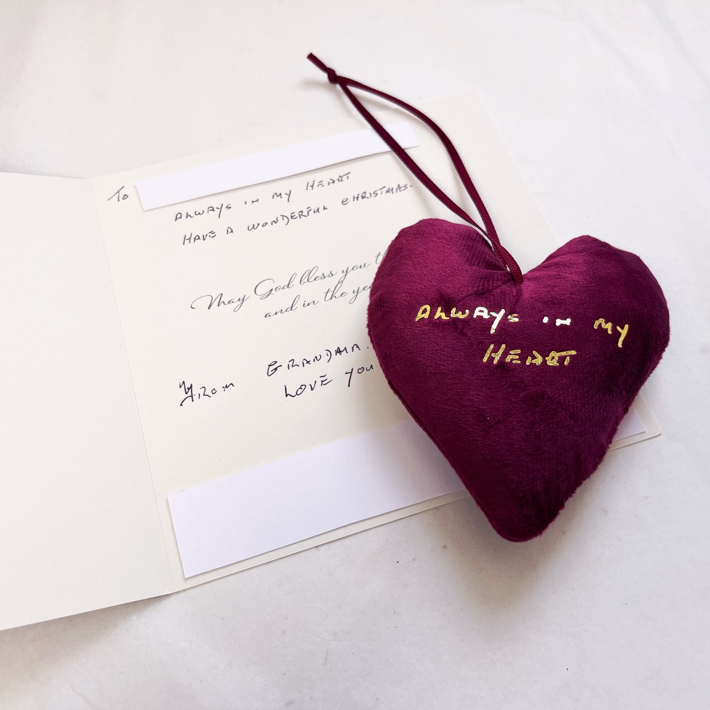 handwriting keepsake - In Their Words