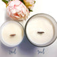 personalised handwriting candle