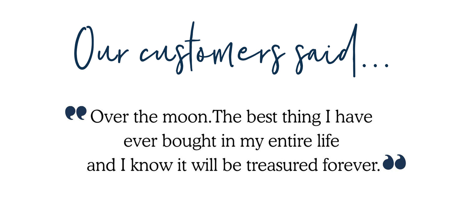 personalised bauble made with childs own artwork customer review