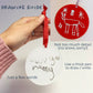 drawing guide for childrens artwork Christmas bauble