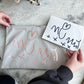 personalised handwriting make up bag