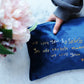 childrens handwriting personalised make up bag velvet