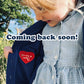 Personalised love note patches for children’s school uniform – a comforting keepsake to help with separation anxiety with parents handwriting - you are so loved
