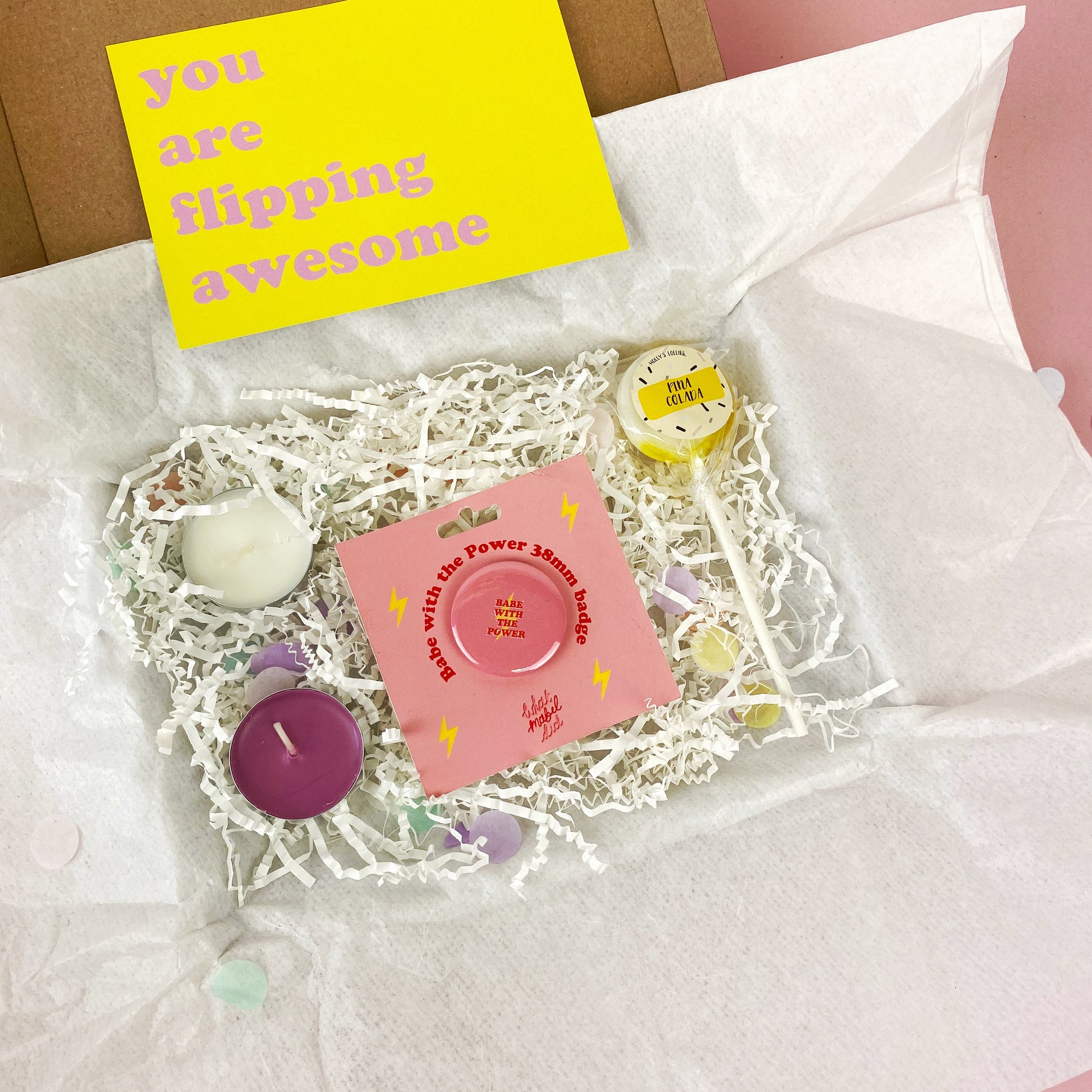 you are awesome gift box
