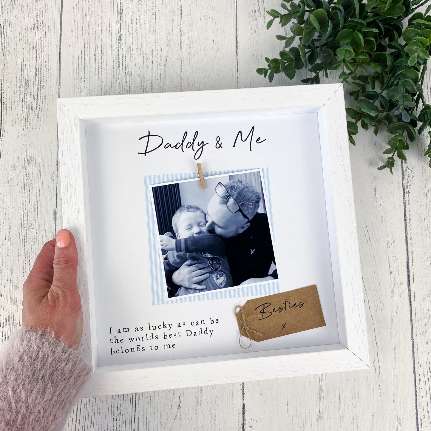 Son and Daddy Photo Frame