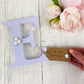 personalised wooden letter
