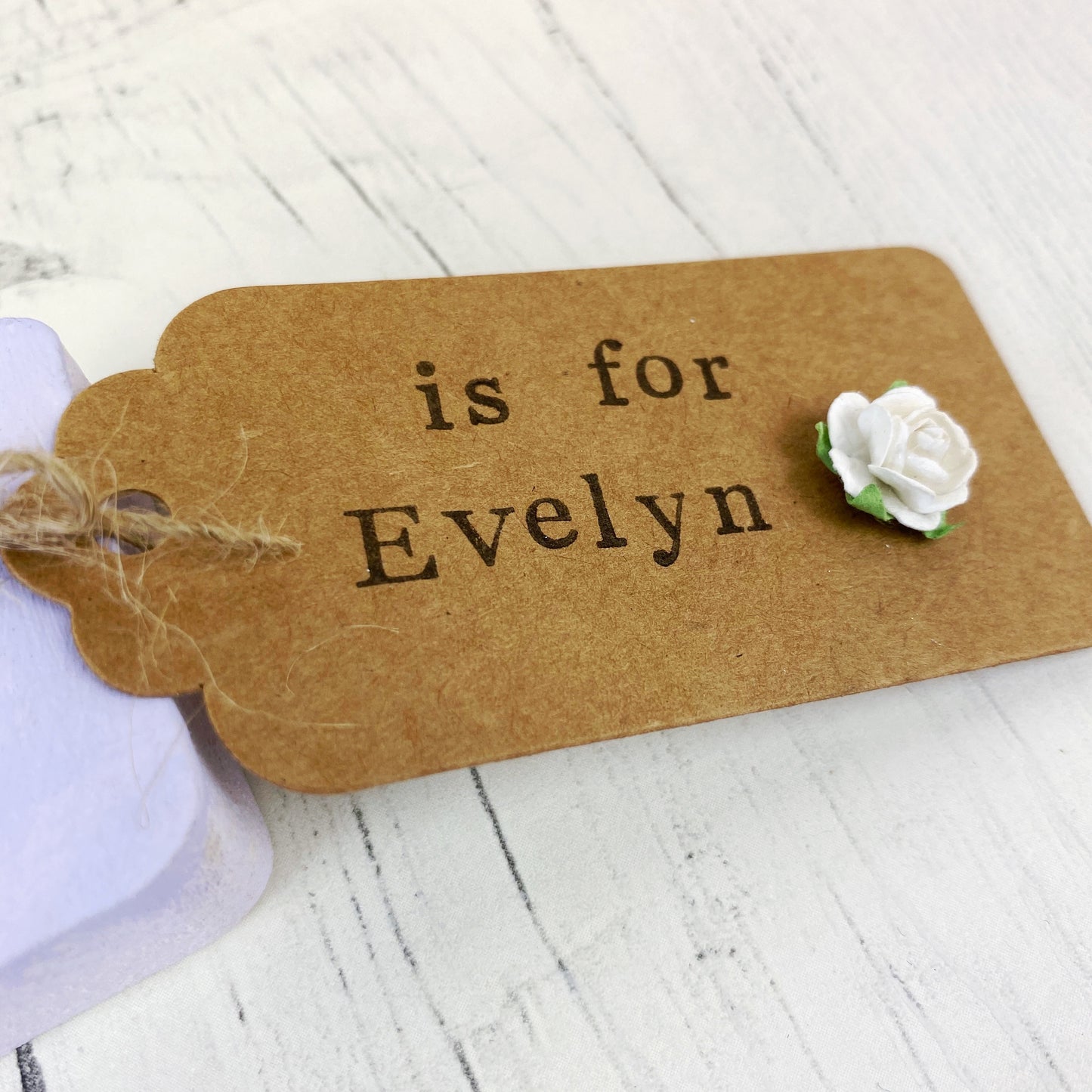 personalised wooden letter