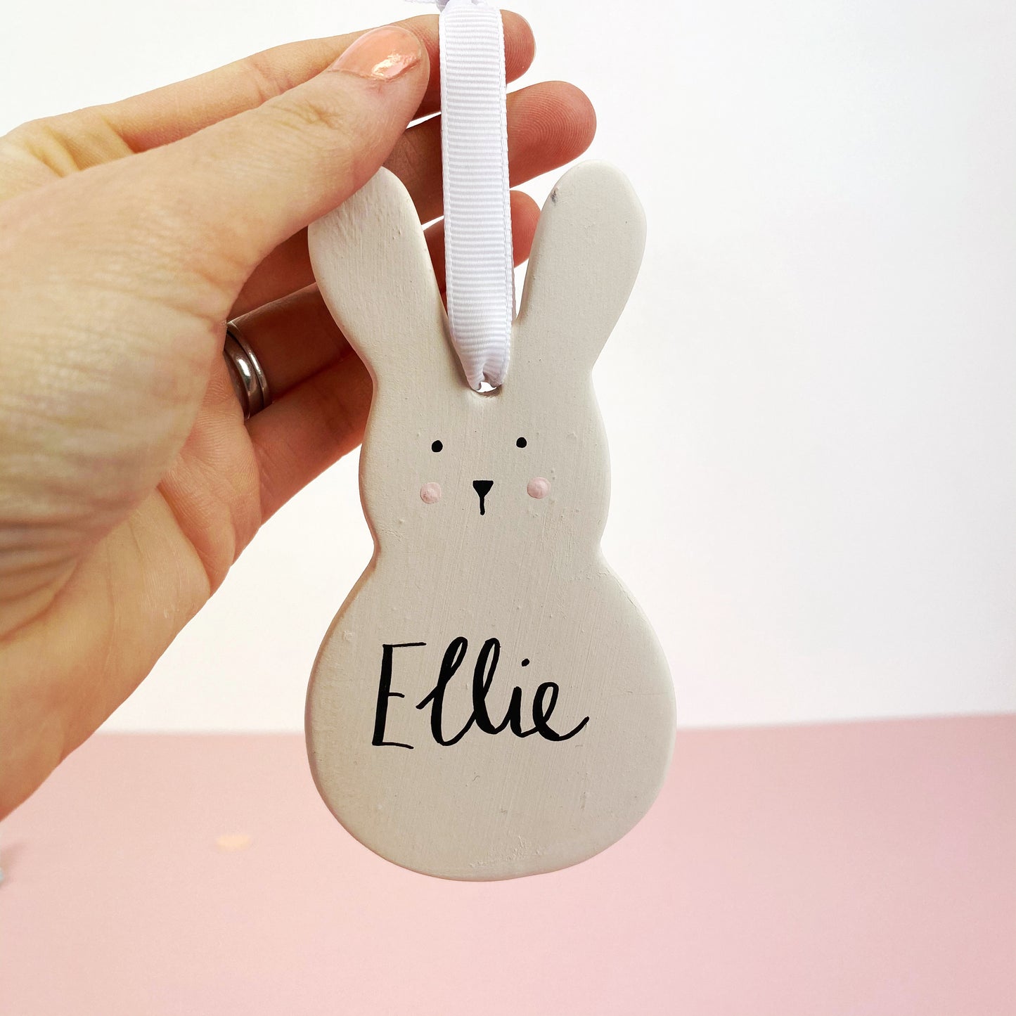 Personalised Ceramic Easter Bunny