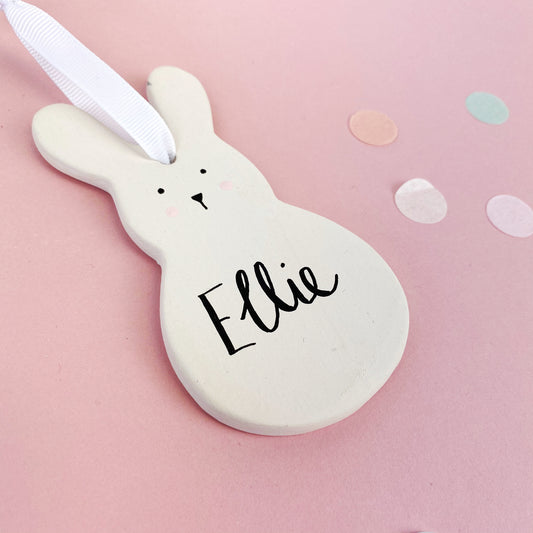 Personalised Ceramic Easter Bunny