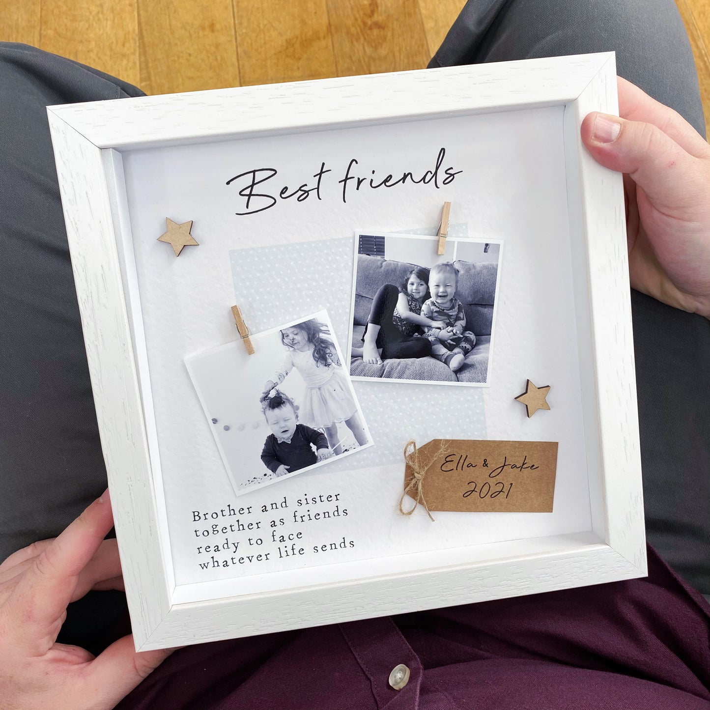 Brother and Sister Photo Frame