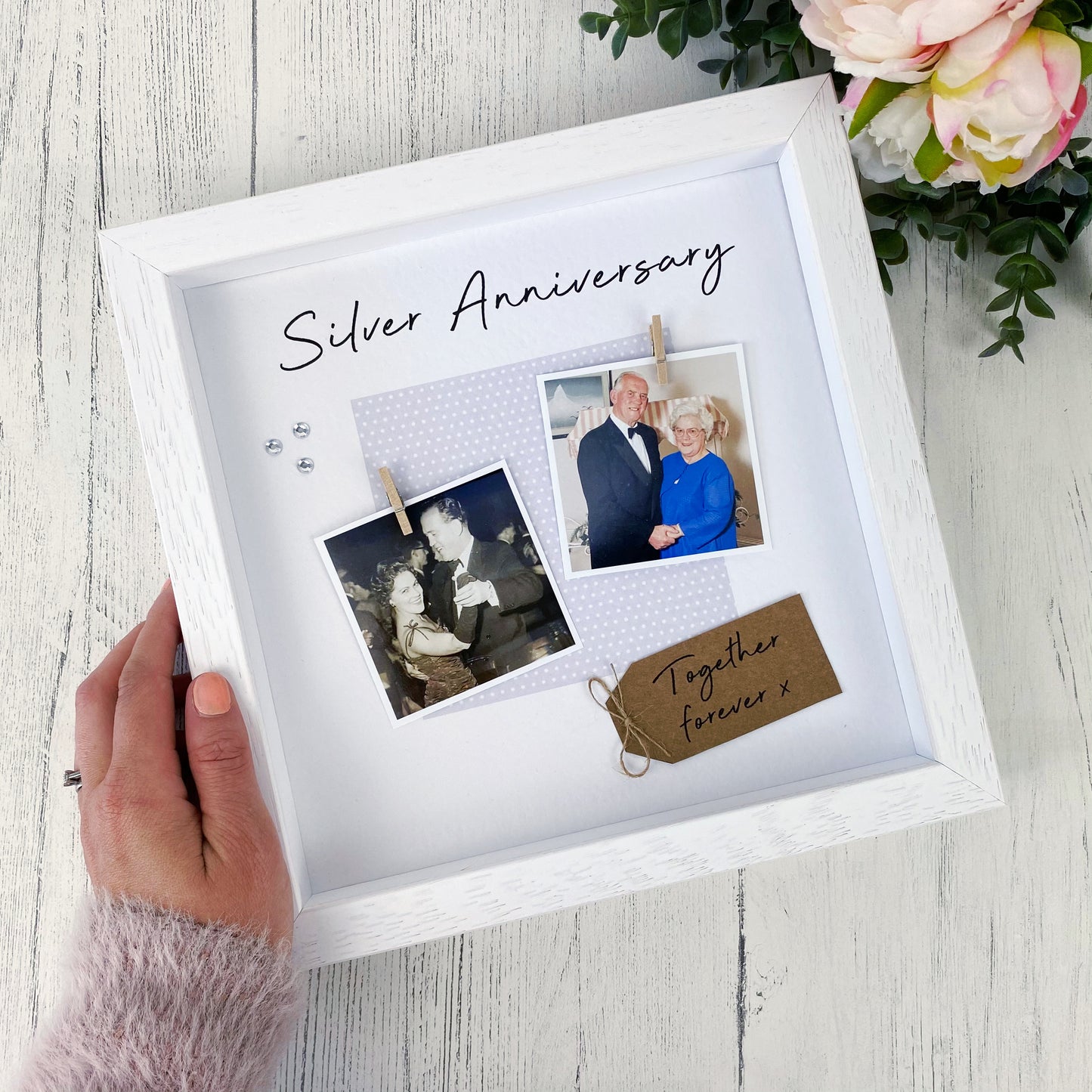 Silver Anniversary Photo Frame