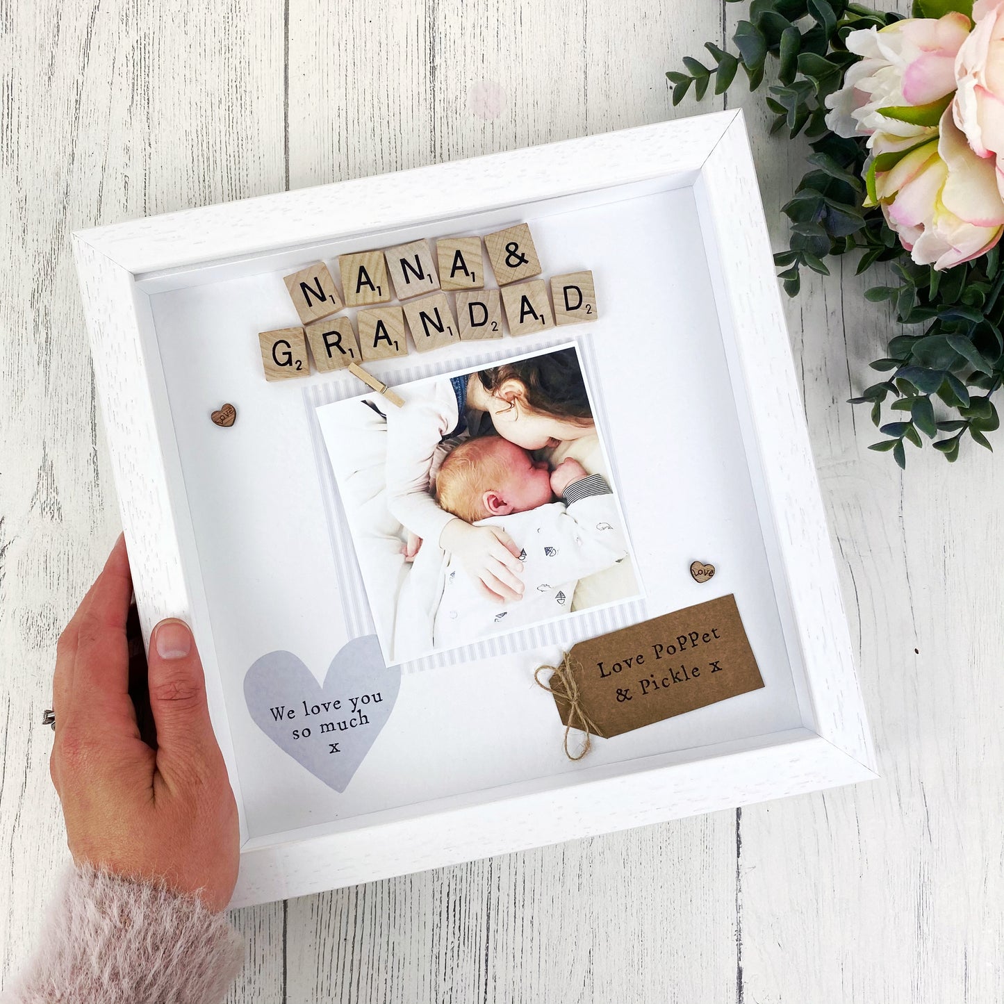 Nana and Grandad Photo Frame