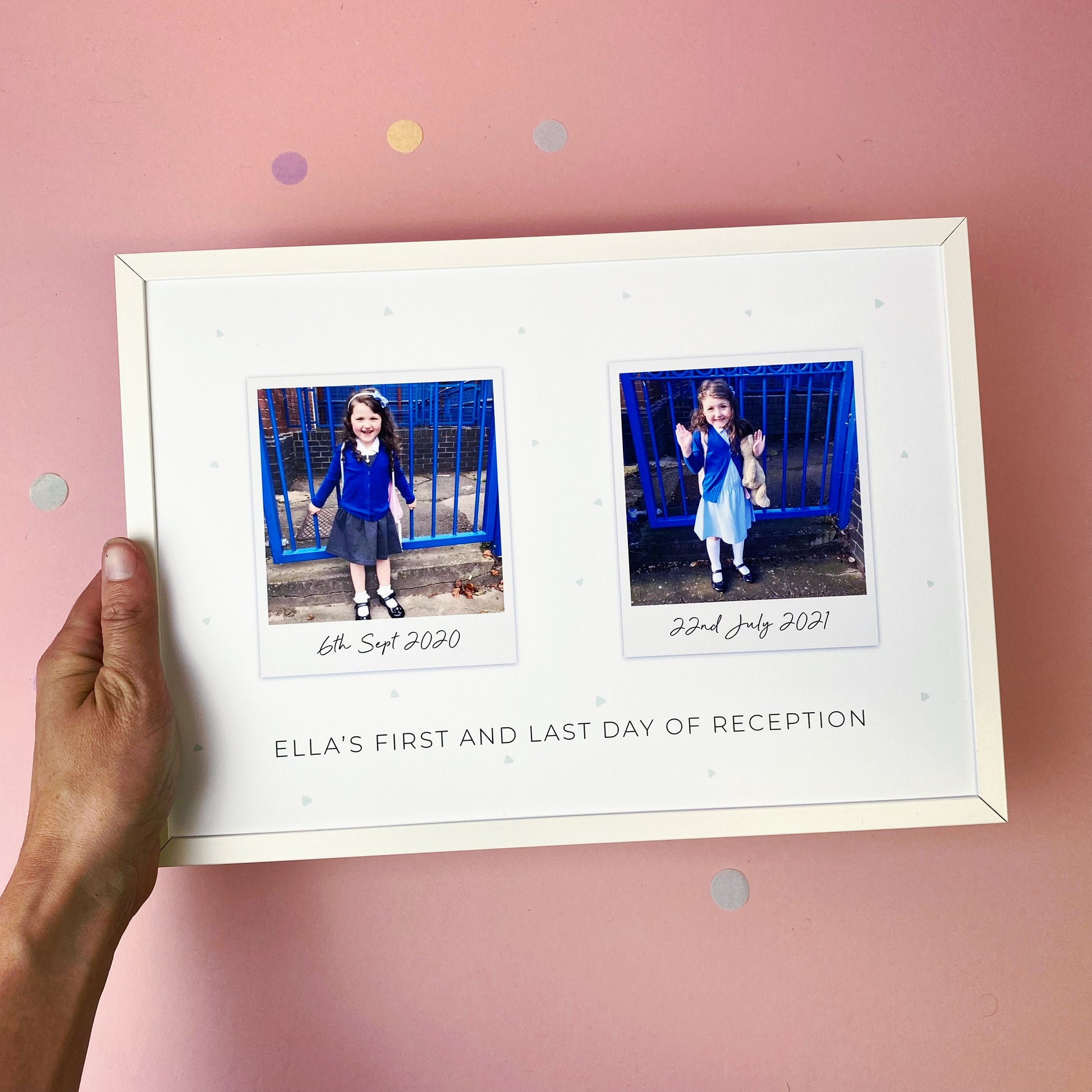First & Last Day at School Photo Print