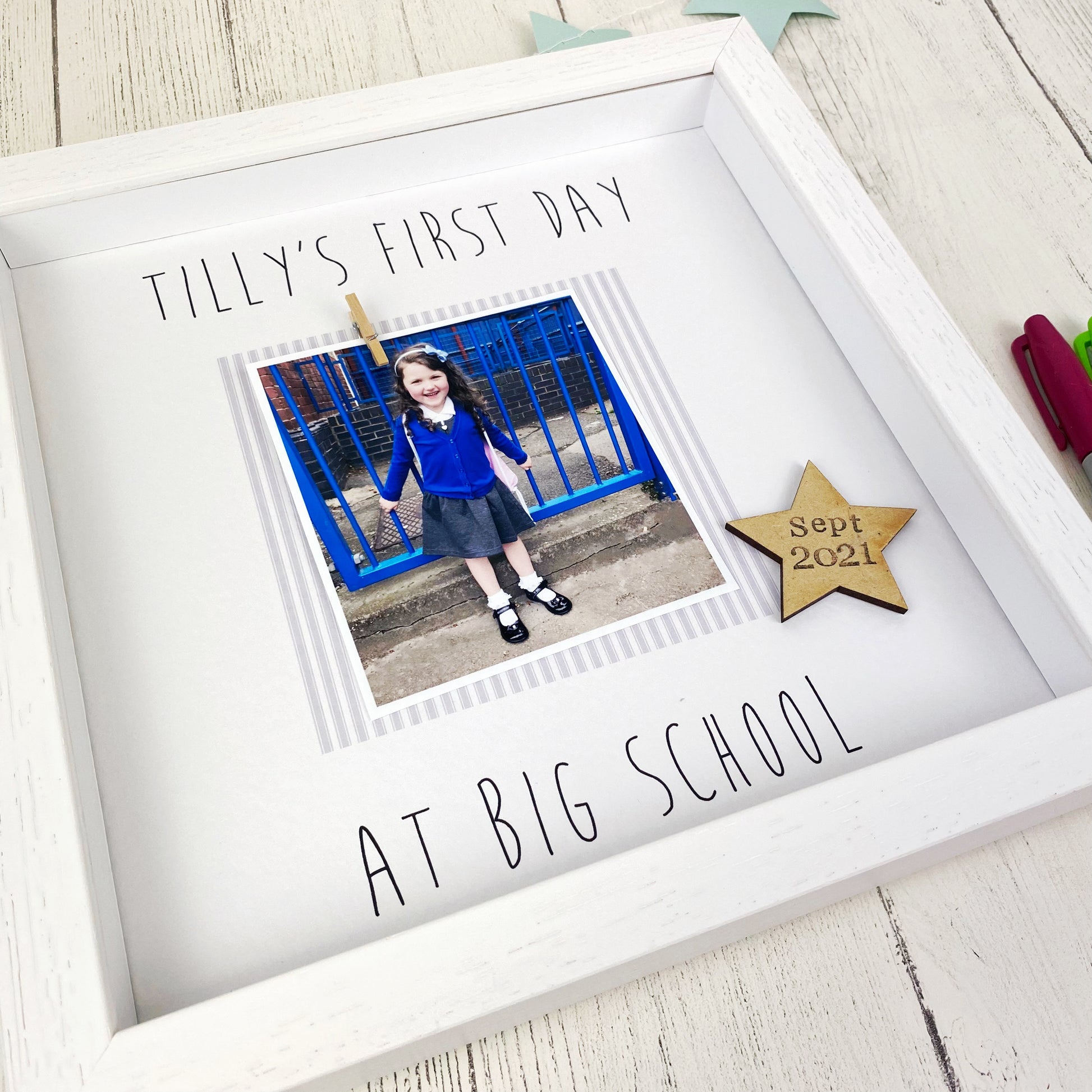 First Day at Big School Photo Frame