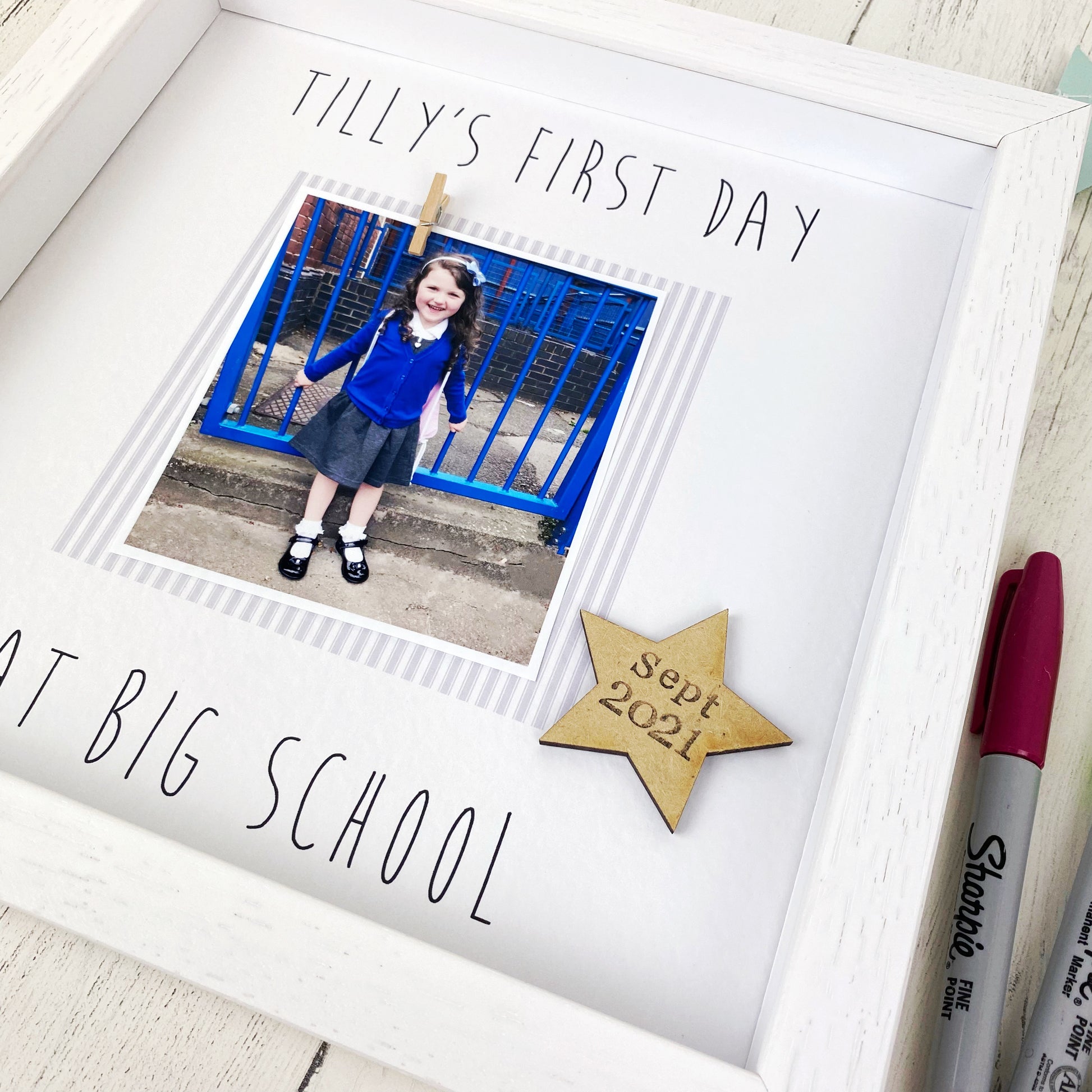 First Day at Big School Photo Frame
