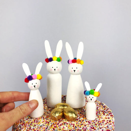 Easter Bunny Cake Toppers