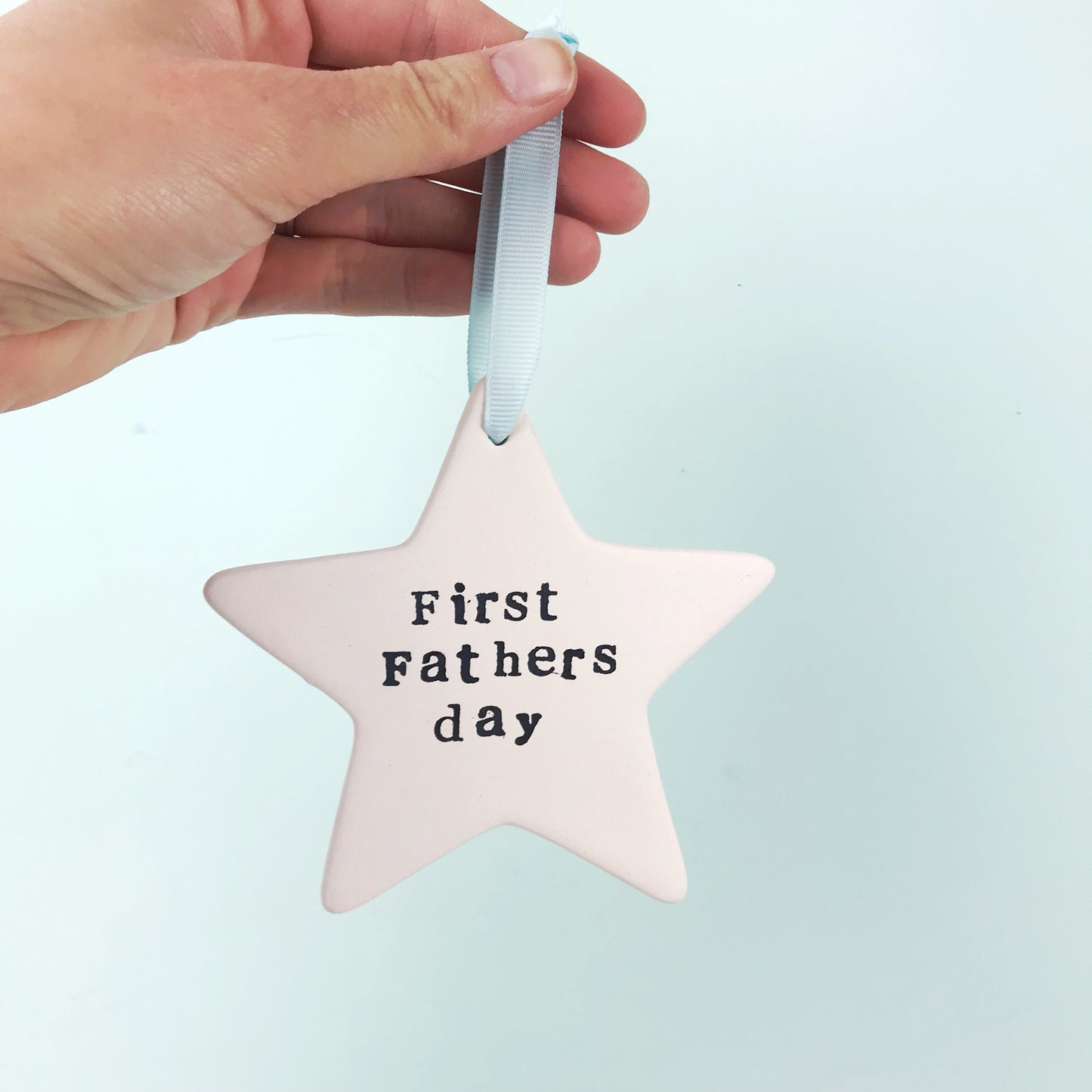 First Fathers Day Ceramic Star