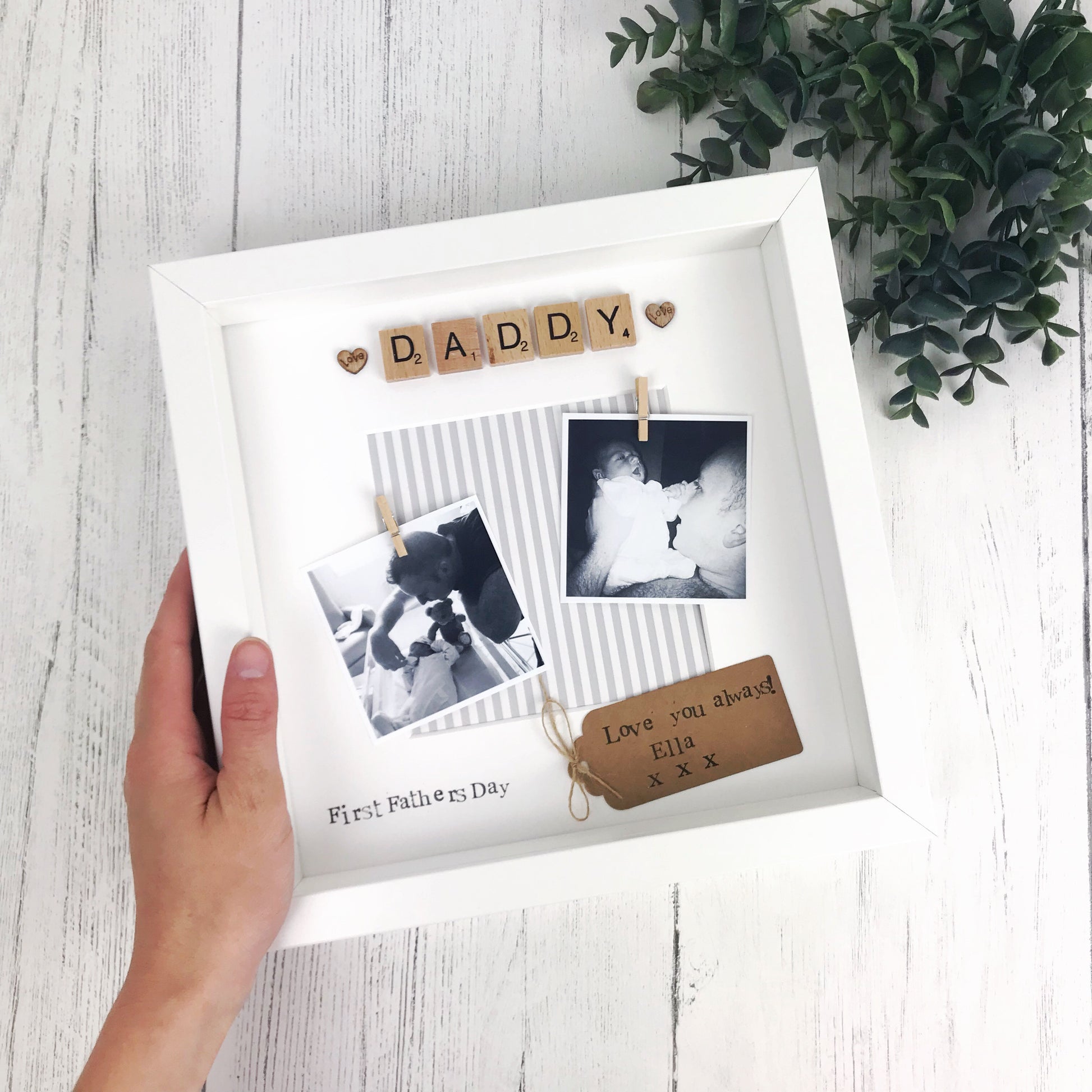 first fathers day photo frame