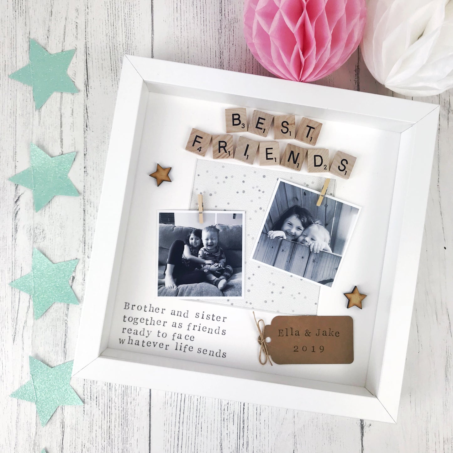 Brother and Sister Photo Frame