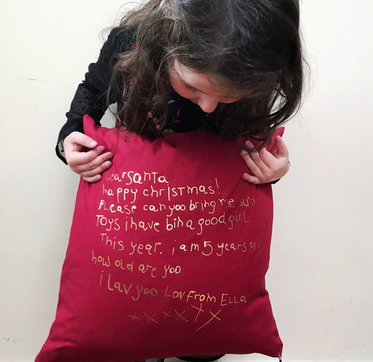 Personalised Letter to Santa Cushion