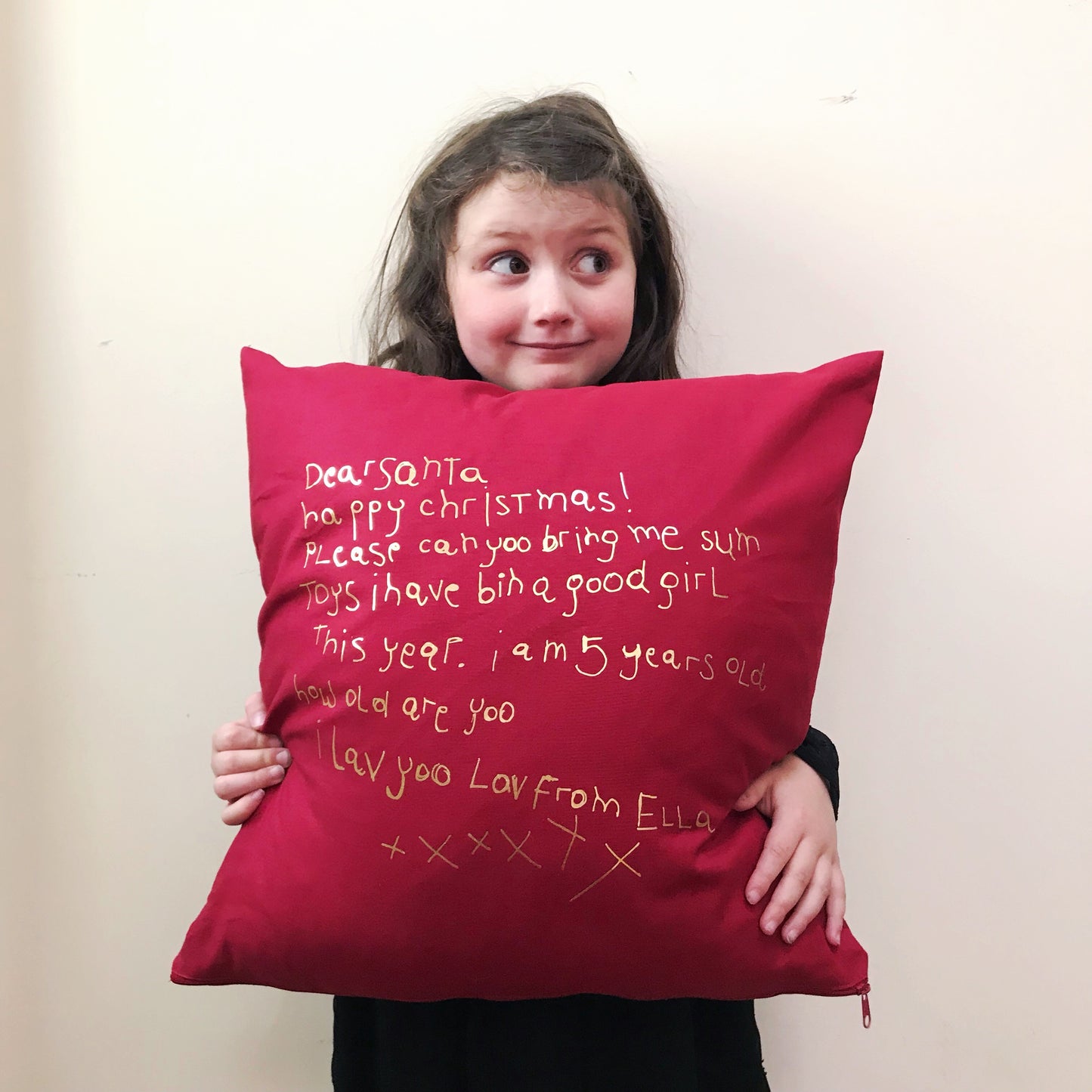 Personalised Letter to Santa Cushion