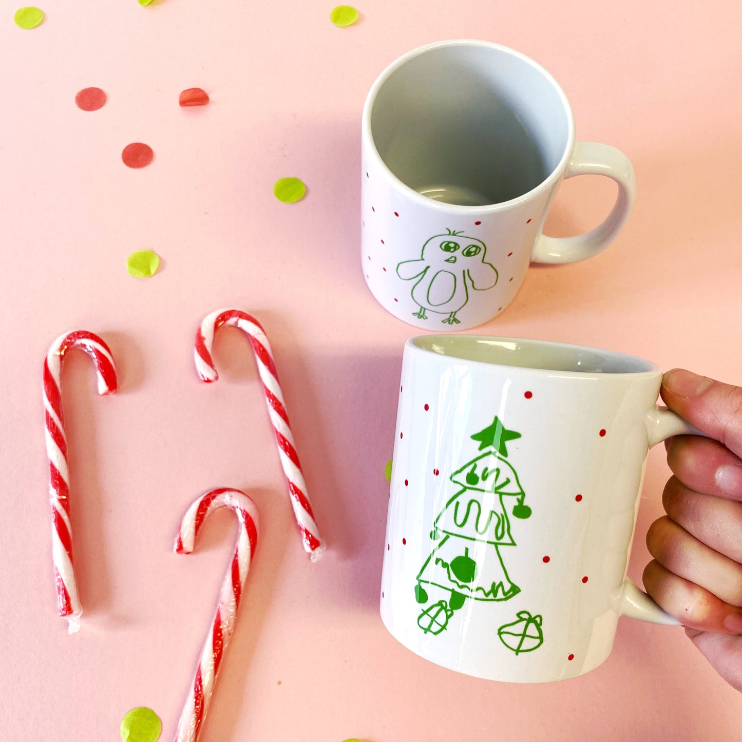 draw your own hot chocolate mug