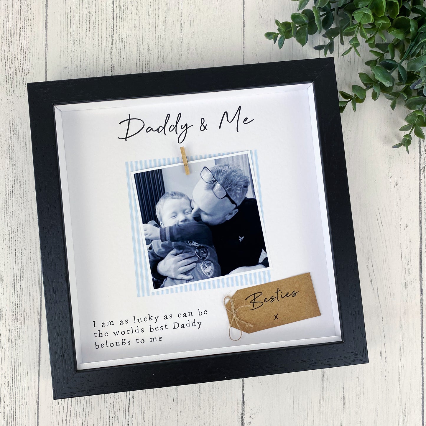 Son and Daddy Photo Frame