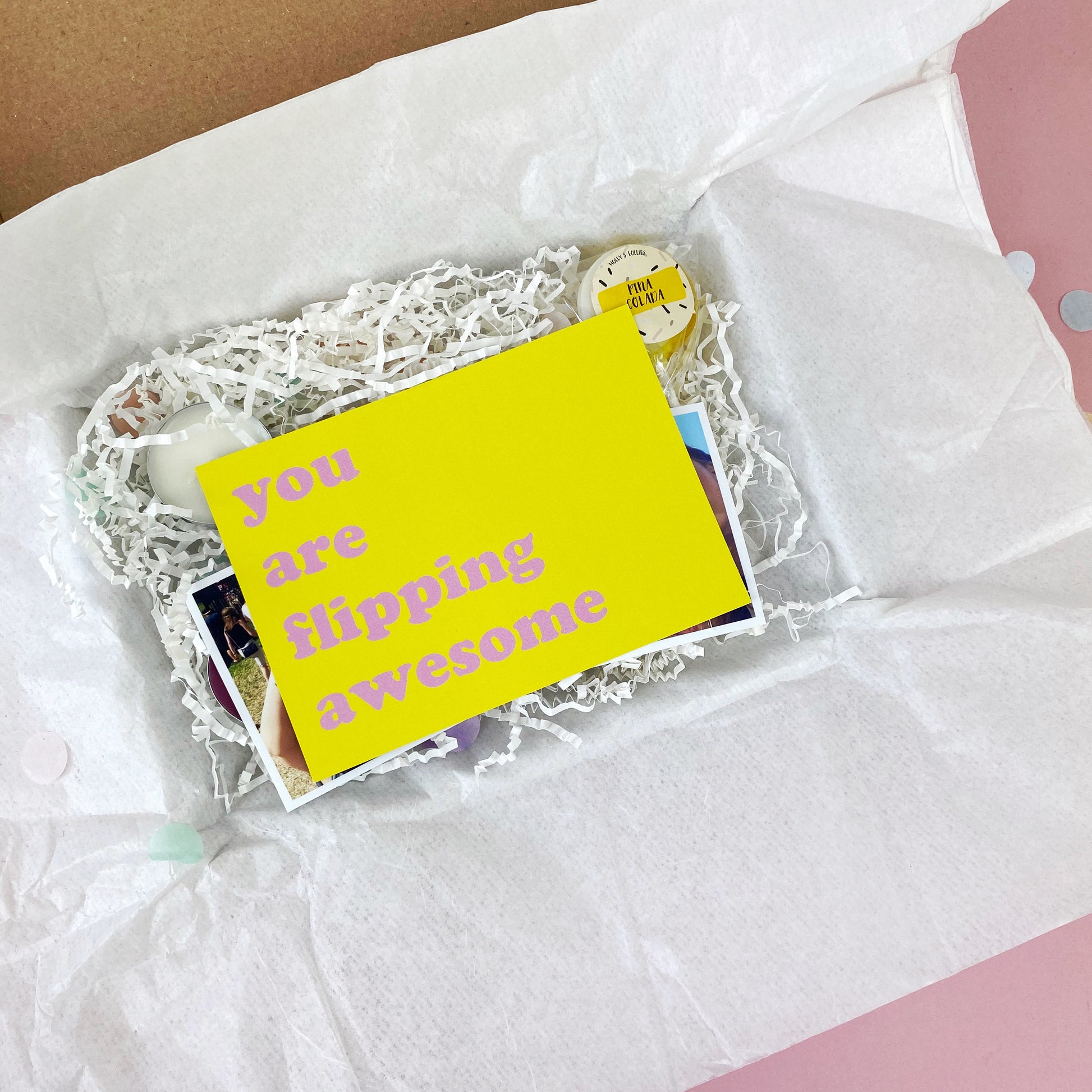 you are awesome gift box